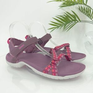 Teva Women's Vera Strappy Sandals Size 10 Purple Comfort Adjustable Strap Shoes